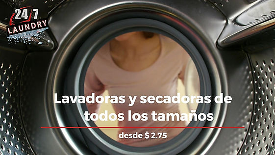 Lavandería las 24 horas - 24 Hour Laundromat